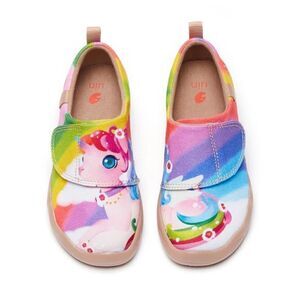 Uin Kid Shoes Casual Slip-on Canvas Loafers (Dreamy Unicorn Toledo I)